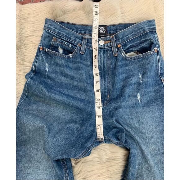 BDG Womens Lightly Distressed Raw Hem Denim Jeans Size 27 - Picture 6 of 6